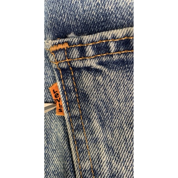 Orange Tab Vintage 90s Levis 505 Jeans Mens 38x30 Blue Regular Straight Leg - Picture 7 of 10